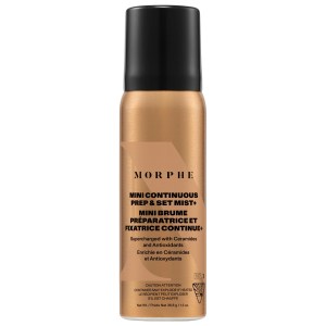 Morphe SuperCharged Continuous Prep & Set Mist with Antioxidants and Ceramides 1.3 oz / 36.8 g Vegan Hydrating Mist