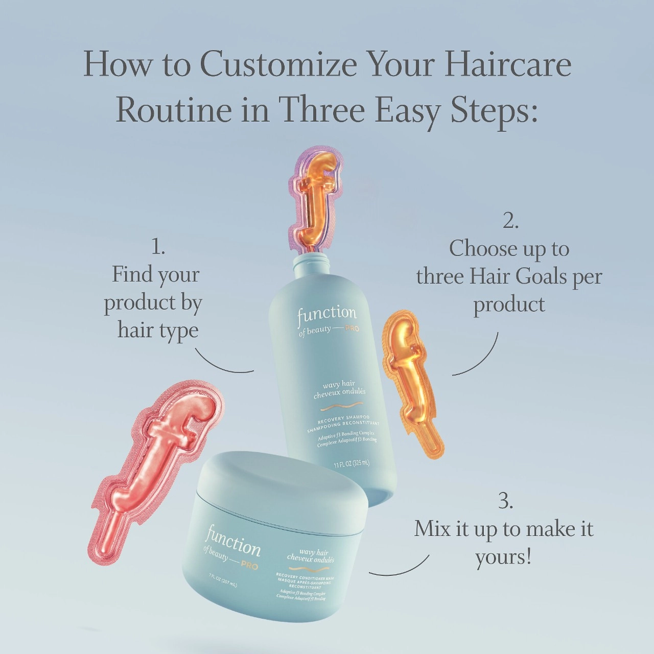 Function of Beauty PRO Recovery Collection for Wavy, Damaged Hair - Restore and Elevate Your Wavy Tresses - Image 2