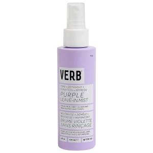 Verb Purple Styling Leave In Hair Mist 4 oz / 120 ml Vegan - Color Care for All Hair Textures