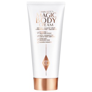 Charlotte Tilbury Magic Body Cream Size: 6.7 fl oz / 200 ml Vegan Hyaluronic Acid Vitamin C