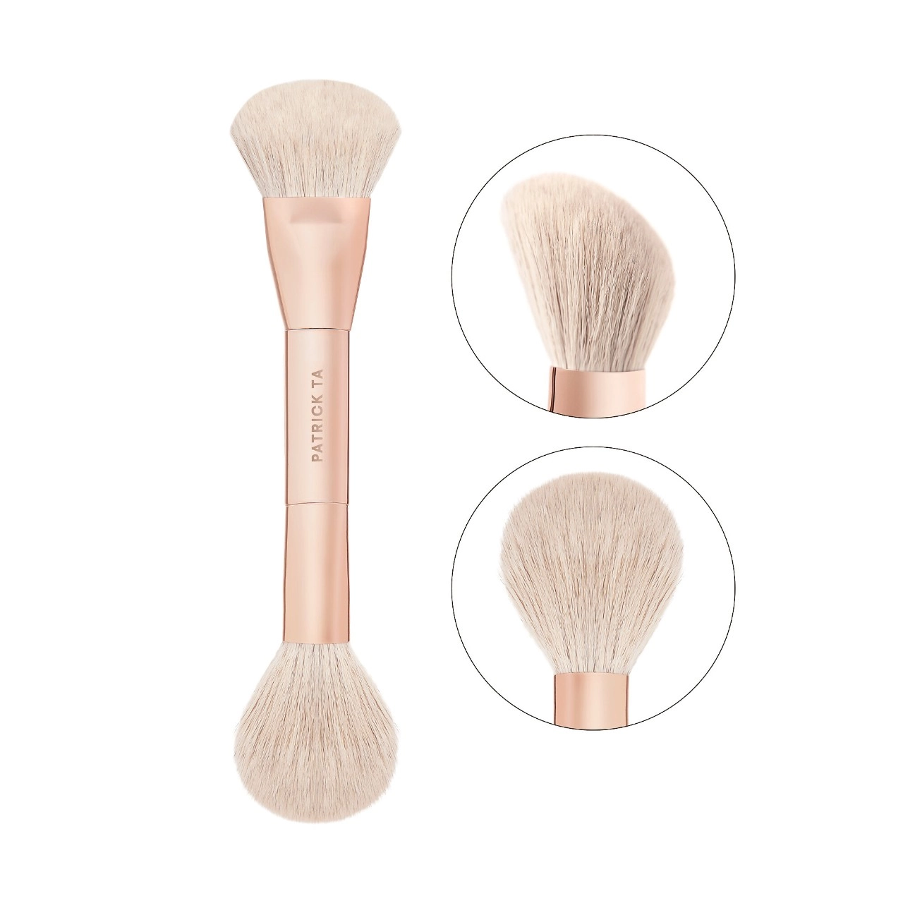 PATRICK TA Dual Ended Blush Brush - Vegan Cruelty-Free - Image 3