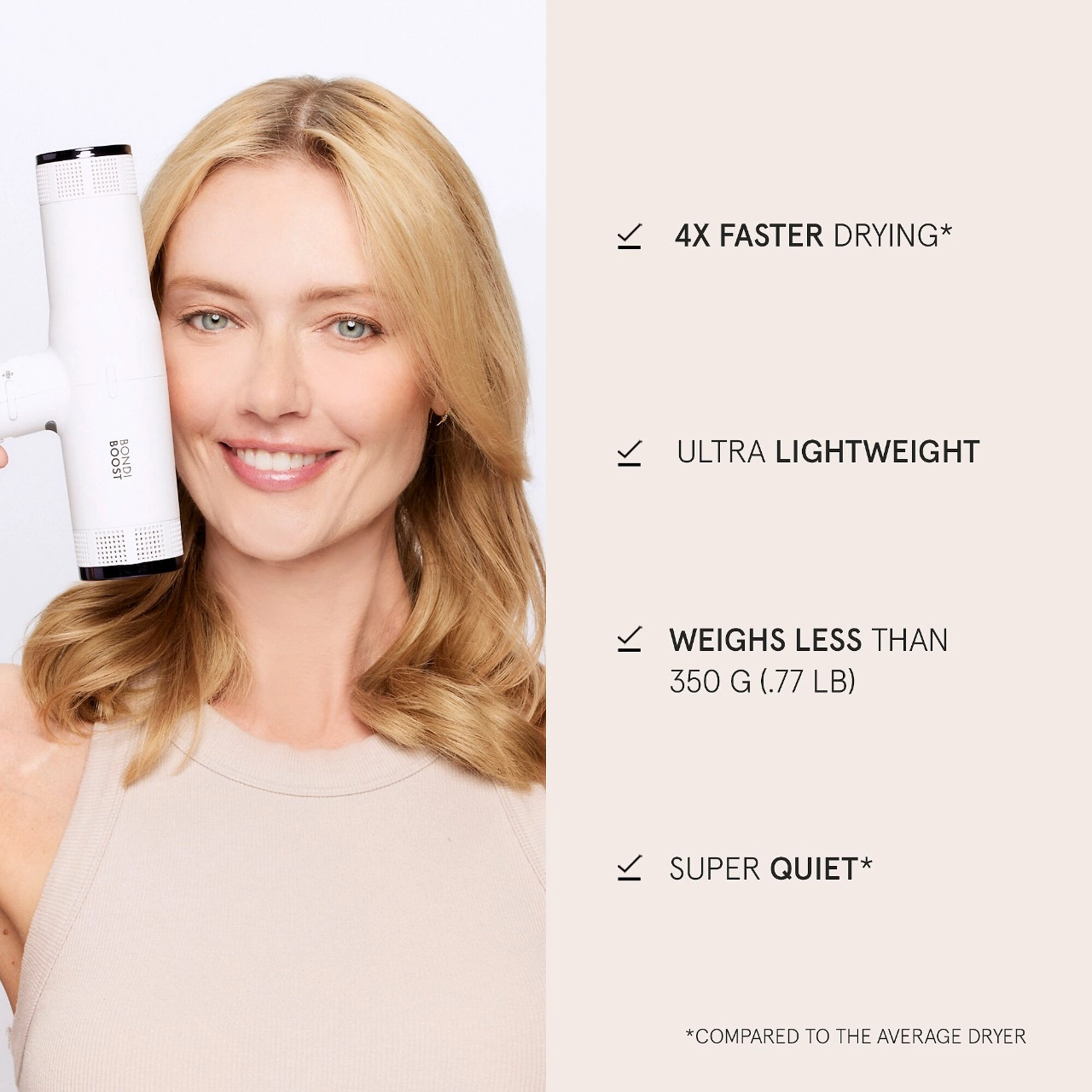 BondiBoost Sonic Hair Blow Dryer All Hair Textures All Hair Types Hold & Style Extending - Image 5