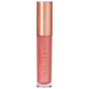 Live Tinted Huegloss Hydrating High Shine Lip Gloss - Color: Honor - Peachy Pink Shimmer - Vegan - Hyaluronic Acid
