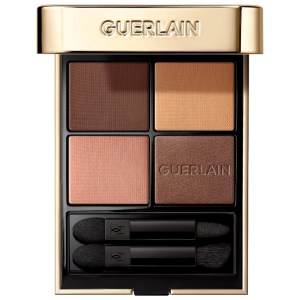 GUERLAIN Ombres G Quad Eyeshadow Palette Color: Wild Nudes Metallic and Shimmer Finish