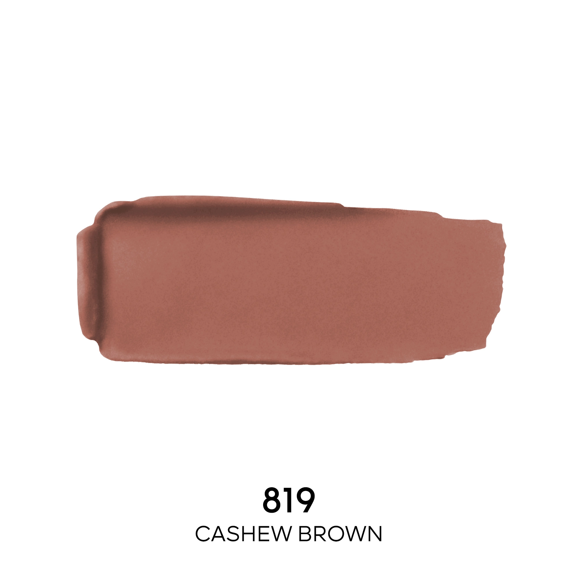 GUERLAIN Rouge G Refillable Lipstick Color: 819 Cashew Brown - Medium Deep Cool Brown Stick Formula Refill Available - Image 4