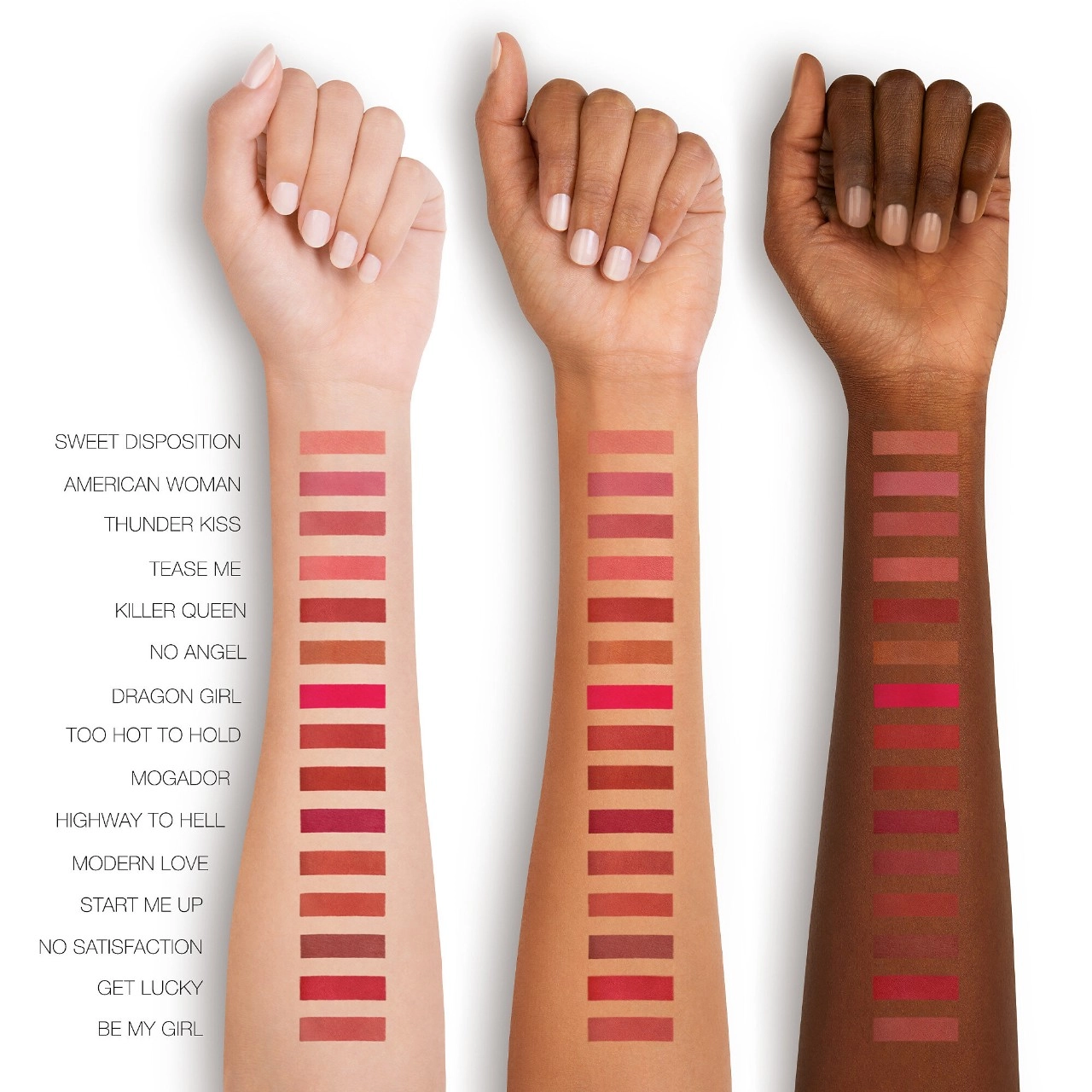 NARS Powermatte Long-Lasting Lipstick Color: Get Lucky - 136 - Warm Pink Brown Vegan Stick Formula Matte Finish - Image 4