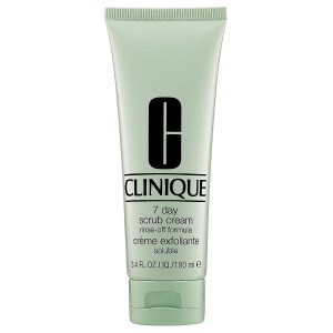 CLINIQUE 7 Day Face Scrub Cream Rinse-Off Formula 3.4 oz/100 mL