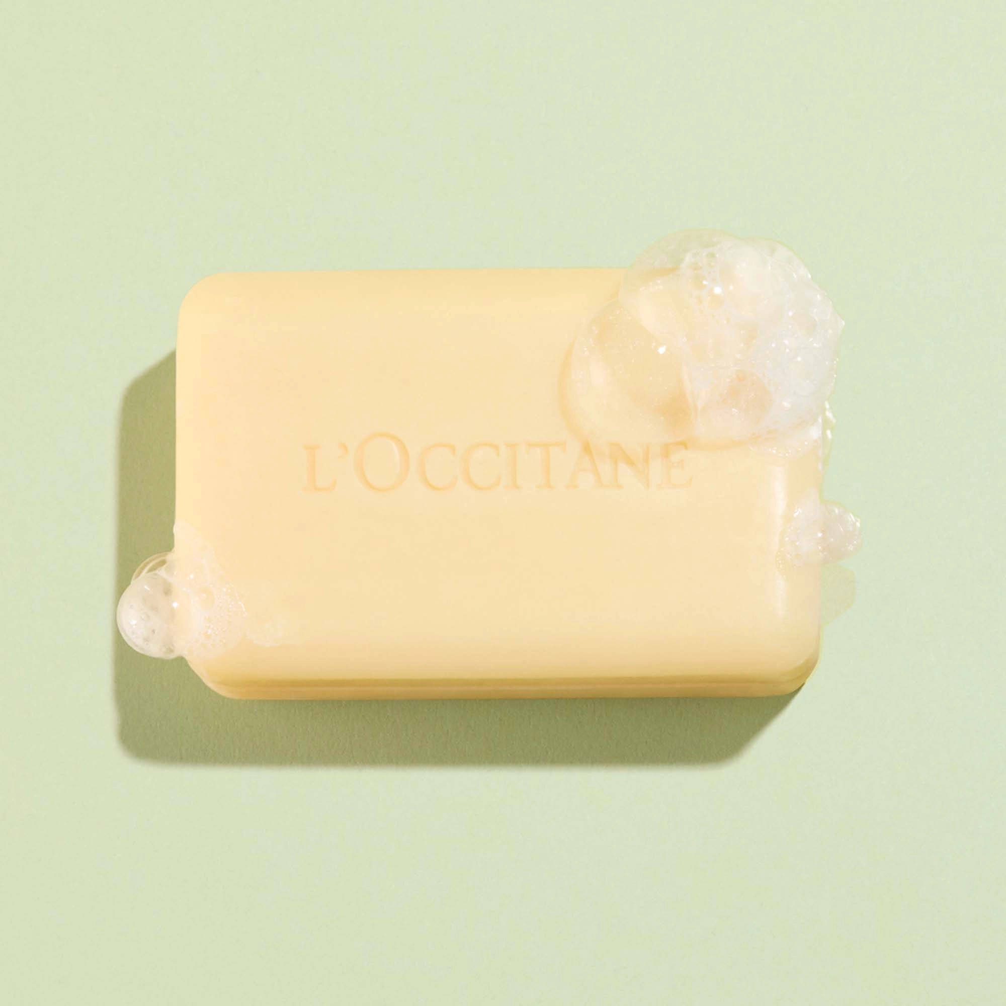 L'Occitane Shea Butter Extra Gentle Soap - Verbena Scent, Without Mineral Oil, Parabens, and Silicones - Image 2