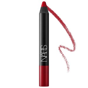 NARS Velvet Matte Lipstick Pencil in Cruella - Scarlet Red, Vegan, Matte Finish