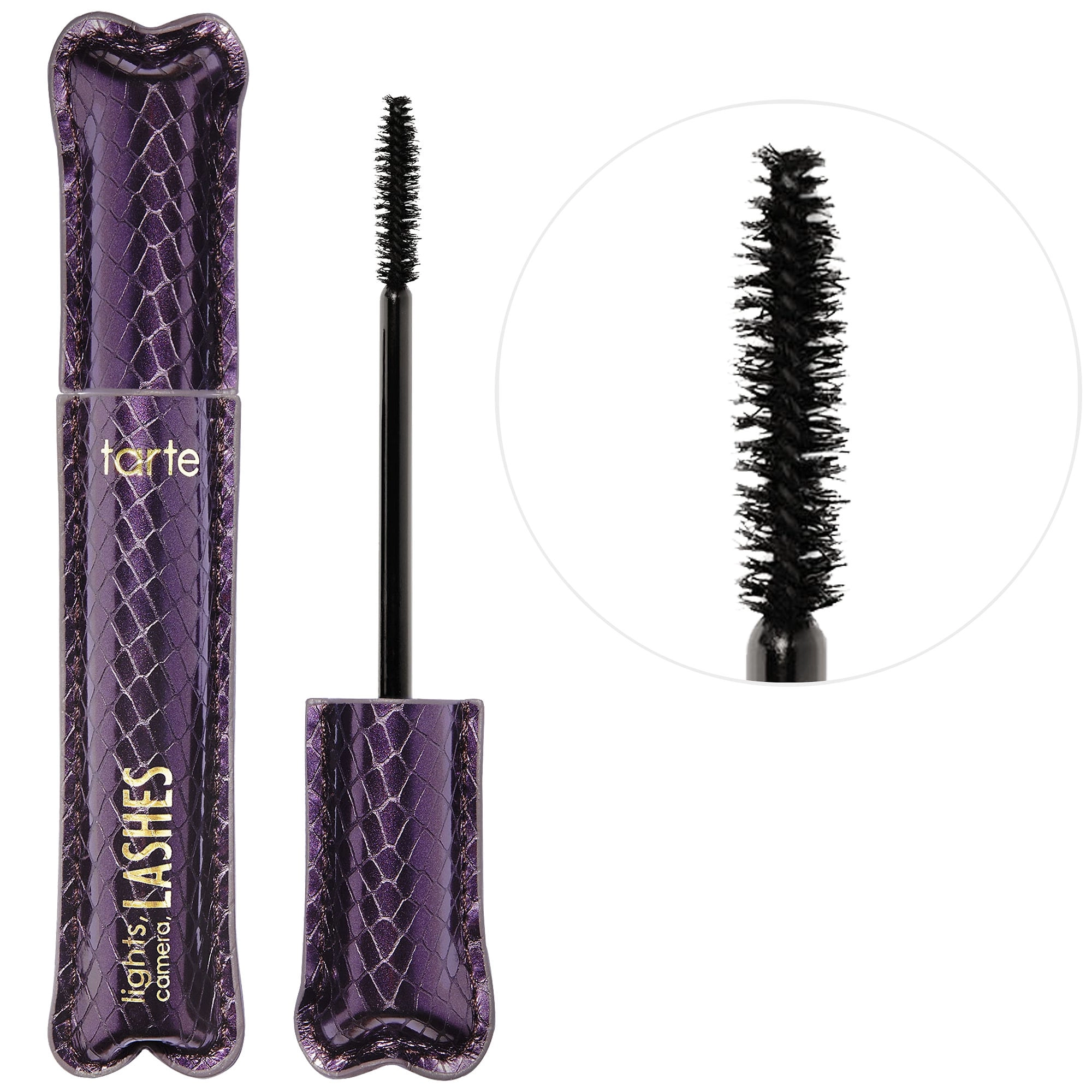 Tarte Lights, Camera, Lashes™ 4-in-1 Mascara - Black, Vegan, Volumizing, Lengthening, Curling