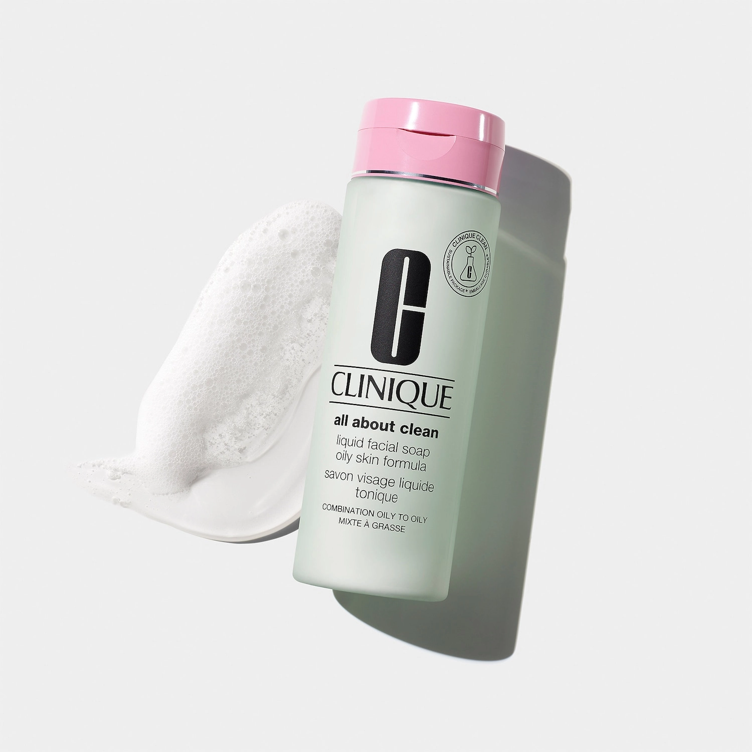 CLINIQUE All About Clean™ Liquid Facial Soap 6.7 oz/200 mL Oily Fragrance-Free - Image 3