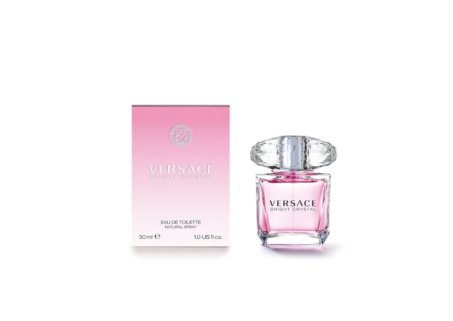 Versace Bright Crystal 1 oz/30 mL Fresh Florals Yuzu Lemon Peony Musk Fragrance - Image 6